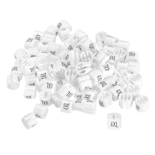 Organiza tu armario sin esfuerzo con marcadores para colgar ropa 4XL en perchas de 3,5 mm
