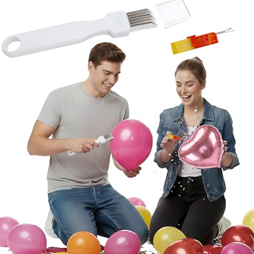 2-Piece Balloon Striker Popper Tool Set Mess-Free Deflating Tool for Quick Party Cleanup Balloon Striker for Events Decorations Removal - Party Supplies