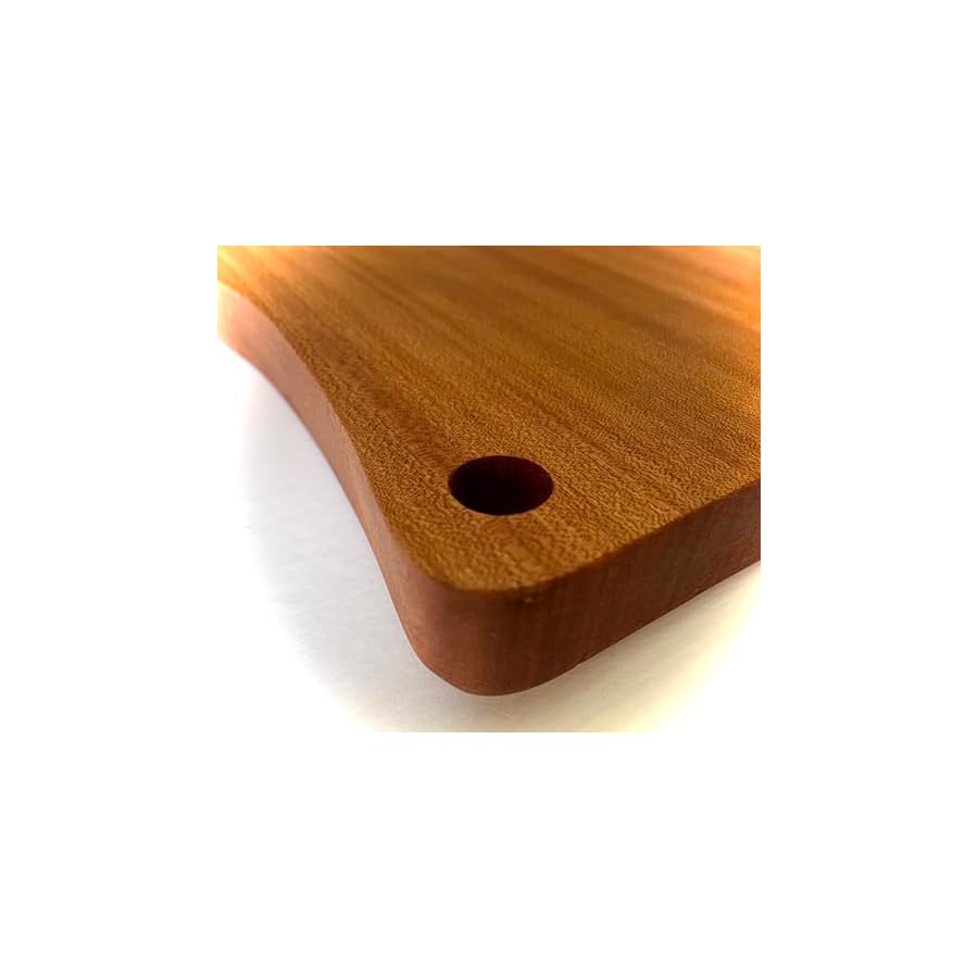 BonCera, Solid Whole Wood Cutting Board, SOLID SINGLE PIECE WOOD - No Joint. No Glue. No Harmful Chemicals added. Kitchen Chopping Boards for Meat, Cheese, Bread, Vegetables & Fruits