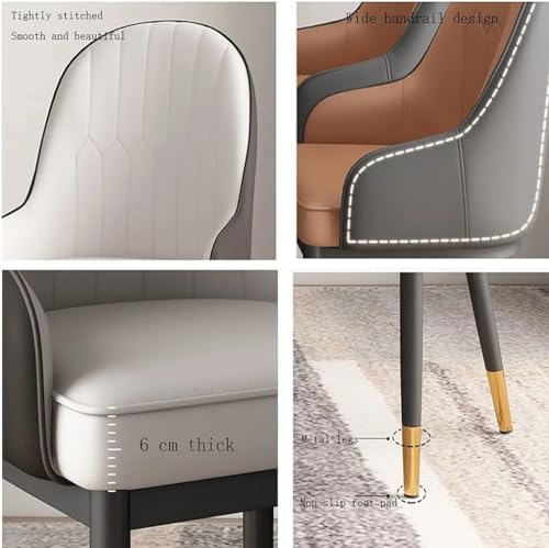 Image of Dream Furnishing - Set of 4 Dinning Chairs Elegant & Luxury Looks Strong Metal Frame Legs for Home Cafe Office Hotel (Black)