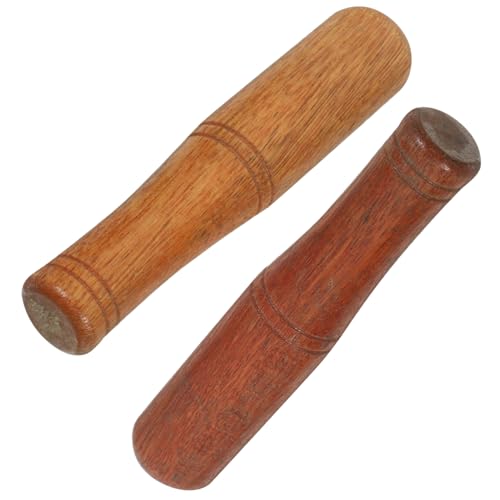NAMOARLY Garlic Stick Wooden Grinding Rods Kitchen Utensil Easy Garlic Ginger Grinding Ergonomic Handle