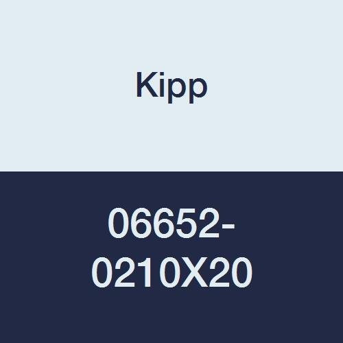 Kipp 06652-0210X20 Novo·Grip Grey Thermoplastic Wing Grip with M10 External Thread, Stainless Steel Bolt, Metric, 21 mm Diameter, 20 mm Screw Length, Anthracite Grey Cap Color (Pack of 10)