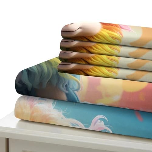 Parure de lit agneau 3D en microfibre premium ultra douce et durable