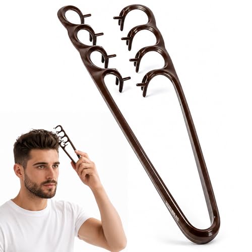 ZOZUBEAT Texture Styling Comb, Wide Tooth Daily Grooming Comb (1pc-Brown)
