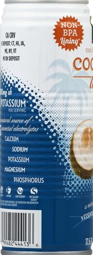 Image of 365 by Whole Foods Market, Coconut Water, 100% Pulp-Free, 17.6 Fl Oz (Pack of 6)