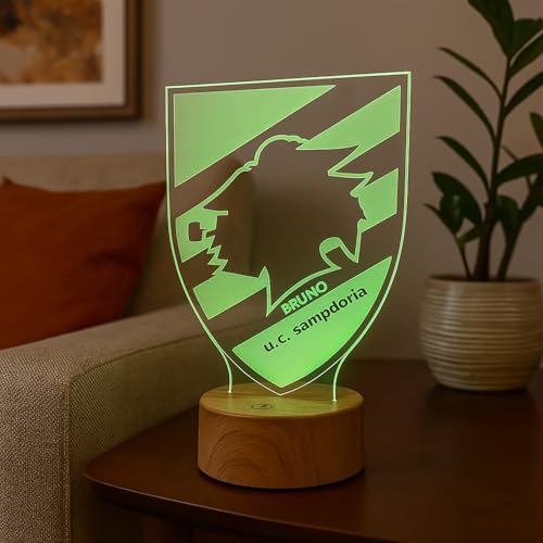 Realizzata in plexiglass di alta qualità con il disegno iconico dello stemma dei Blucerchiati