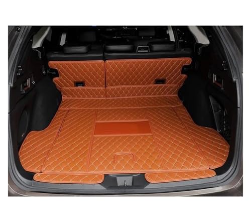 Tapis Coffre Voiture Subaru Outback 2021-2022 Brun, Plateau Bagages Interieur 4 Pieces