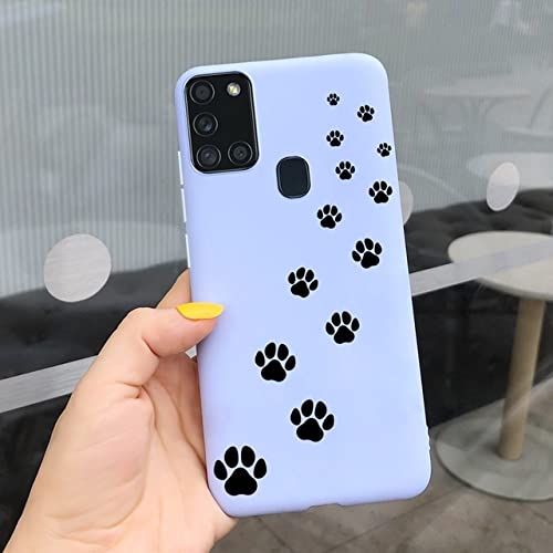 Per Samsung Galaxy A21s Cassa Del Telefono Del Fumetto Molle Del Silicone Cute Animal Back Cover Per Samsung A 21s a21s a 21 s Candy Color Coque, SFDZV, Samsung A21s