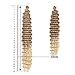 Deep Twist Braid Crochet Hair 22 Inch Braiding Hair For Beauty Synthetic Braids Hair Extension (27/613, 28 Inch (Pack of 3))