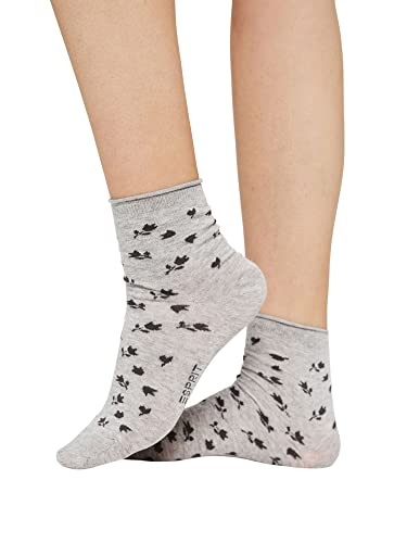 Esprit Mini Flower 2-Pack Calzini corti mantengono forma e colore anche dopo numerosi lavaggi; Lavare con programma delicati; Non asciugare in asciugatrice e non stirare.