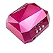 Produktbild 36W UV-LED-Nagellampe Automatischer Sensor Kein Spirallicht UV-LED-Trockner alle Gel Polish Polish Nail Art Tools Rose_Red