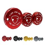 Motorcycle Brake Fluid Cup Protector Clutch Rear Brake Fluid Reservoir Cover Engine Oil Valve Cap Cover For Duc&ati Hypermotard 950 950SP 1100 Monster 1200/S/R/EVO(Dark grey)