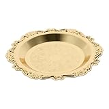 Plateau décoratif rond : ce plateau à bougies créatif est fabriqué dans un matériau d'excellente qualité, avec un design transparent chic et unique. plateau rond pour bureau