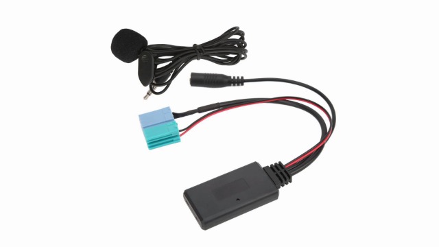 Adattatore AUX Bluetooth Per Fiat Bravo (2007) – Modulo Vivavoce Con Microfono Per Radio VISTEON 6+8 Pin