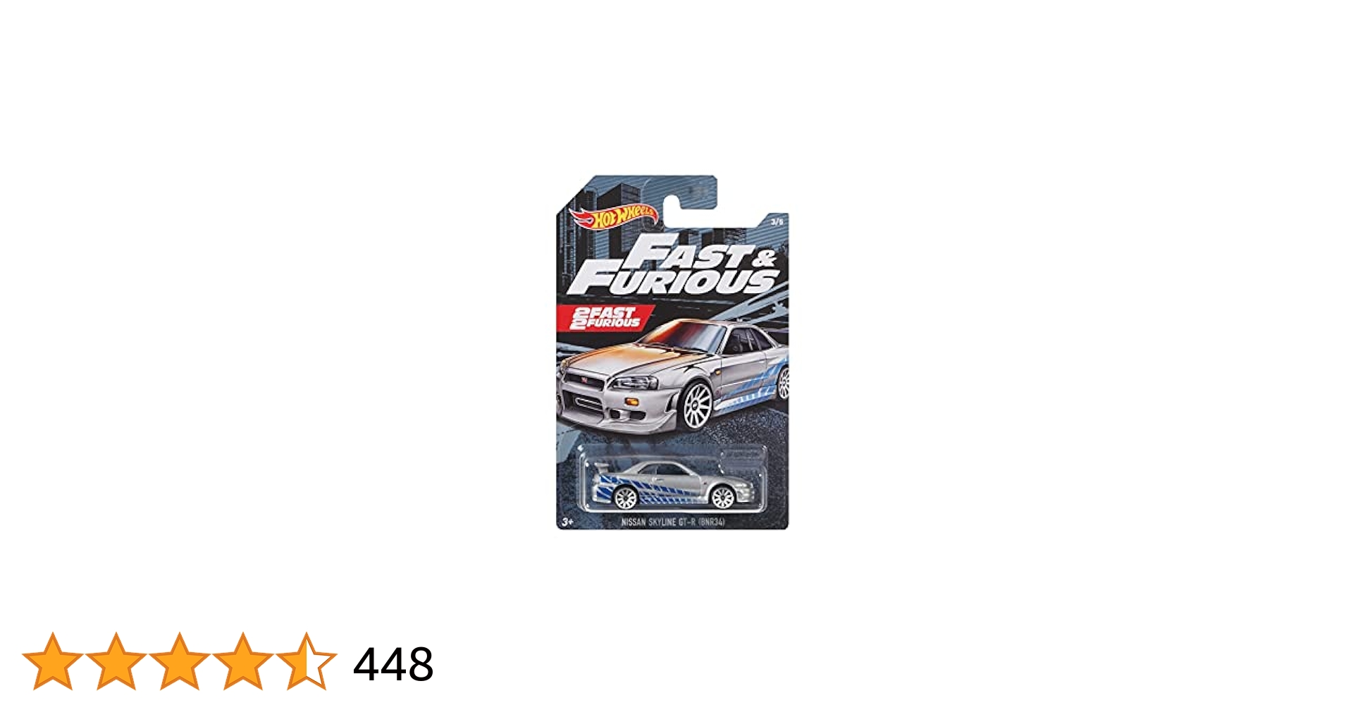 レア HW 日産スカイラインGT-R BNR34 Fast & Furious Amazon.com