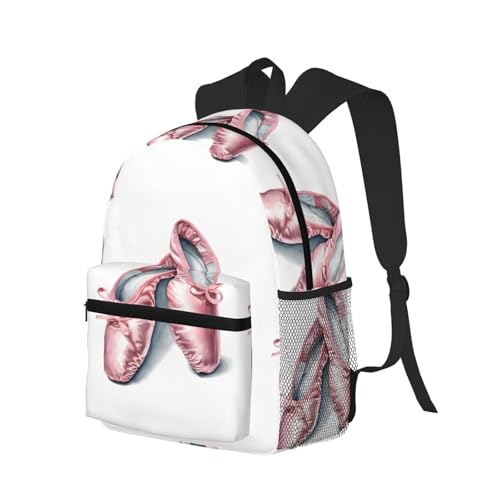 Ballet Dancer Backpack, Shopping Travel Bag, Fashionable Men'S And Women'S Backpack.2