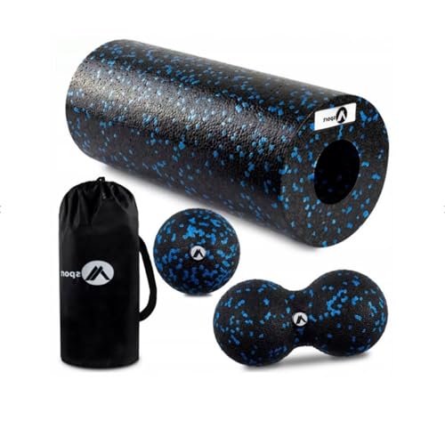 Valle Verde 3in1 Set Faszienroller, Duoball, Faszienkugel, Fitness-Rolle, Peanut-Ball - Selbstmassage, Training, Fitness, Yoga, Pilates - Foam, Hautfreundlich - Schwarz, 30 x 15 cm Valle Verde 3in1 Set Faszienroller, Duoball, Faszienkugel, Fitness-Rolle, Peanut-Ball - Selbstmassage, Training, Fitness, Yoga, Pilates - Foam, Hautfreundlich - Schwarz, 30 x 15 cm