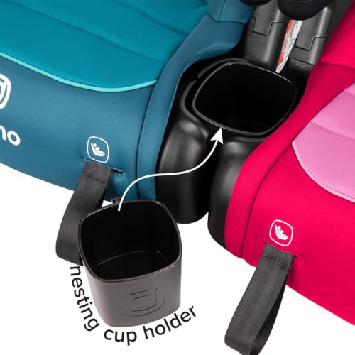 Image of Diono Connect3 RXT Backless Booster, Slim Fit 3-Across in Many Mid-Sized Sedans and SUVs, for Children from 40-120 lbs., Lightweight with Latch connectors