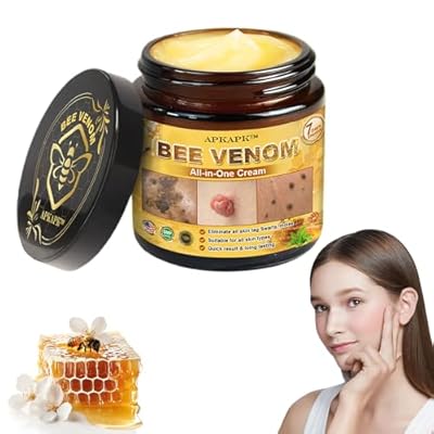 Bee Venom All in One Cream, Bee Venom Skin Treatment Cream, Effective all-in-One skin Treatment cream, Repair, Moisturize and lift 3 in 1, for All Skin Types (1 Bottle)