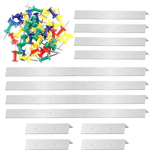 Glarks 72 Stück 7,6 cm, 15,2 cm, 30,5 cm, Buntglas-Zubehör, Layout-Block-System mit gemischten Farben, Werkzeug-Set für Buntglasscheiben, Basteln (3/6/30,5 cm)