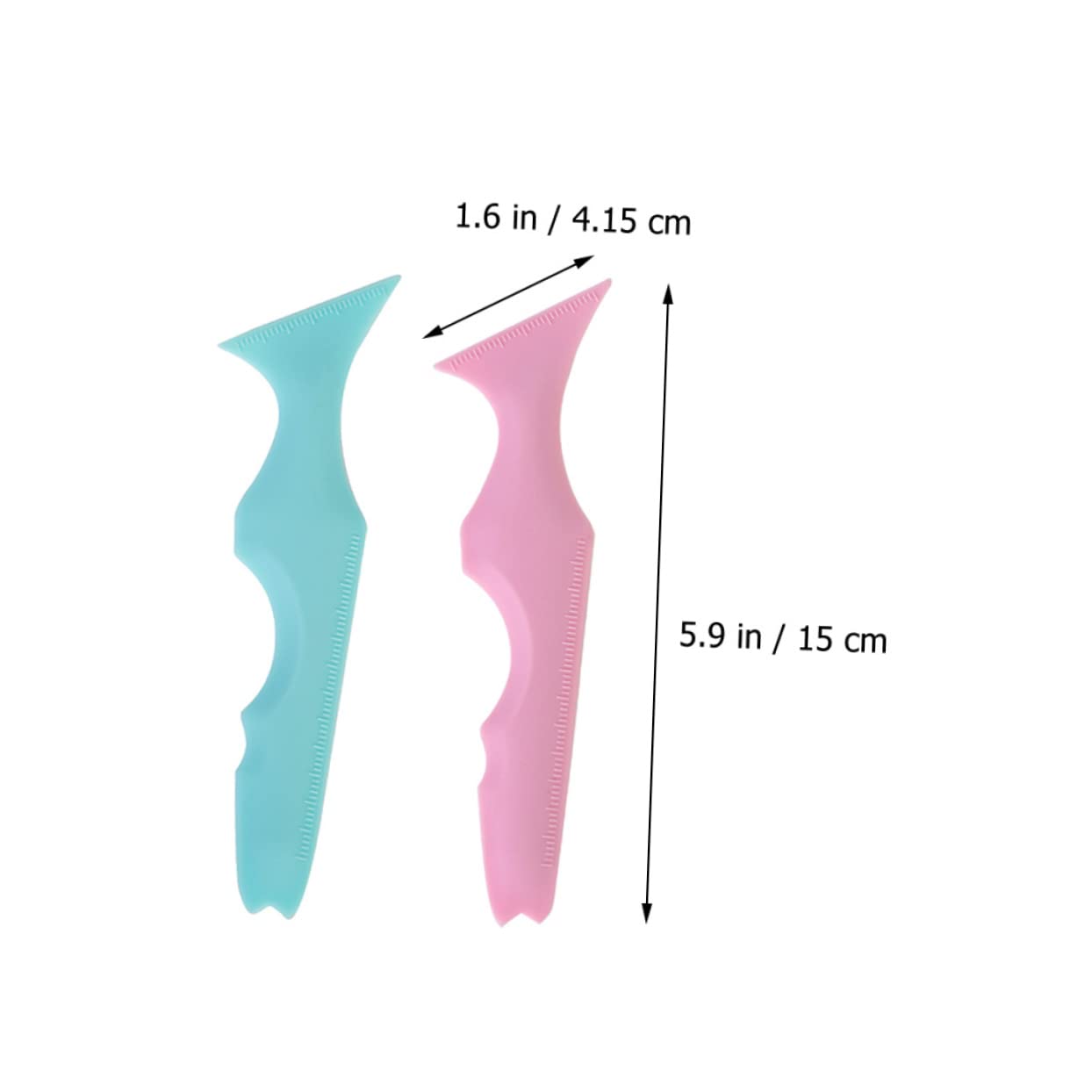 Baluue 8pezzi Stencil Silicone Per Eyeliner Makeup Per Per e Ragazze Multifunzionale Per Eyeliner e Ombretto Facile Usare e Novizi