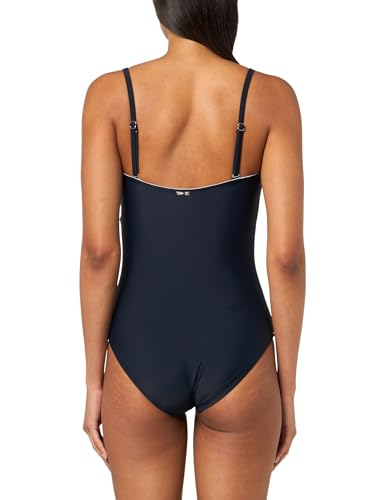 Tommy Hilfiger Women's Bandeau Color Block One Piece Swimsuit2