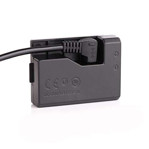 Ccyc 43221-2328 Dr-E10 Dc Coupler Replace Of Lp-E10 Battery And Usb Dc Converter Power Cable Replacement For Ack-E10 Ac Power Adapter, Suit For Canon Eos Rebel T3 thumb #4