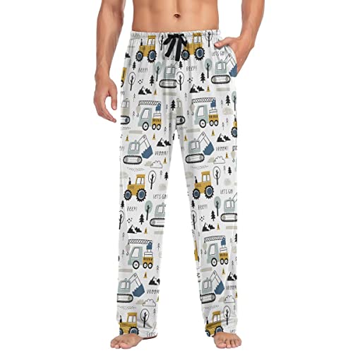 Bolaz Men's Pajama Pants Lounge Pants Sleepwear Cheeteh Leopard Print with Pockets3