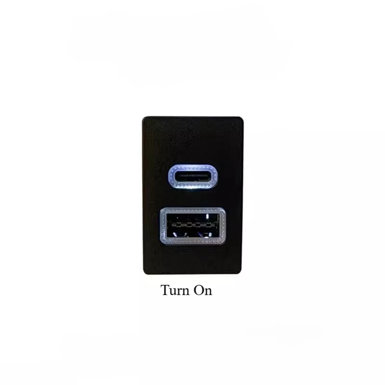 Consola Central Con Puerto USB Compatible Con Crv Para Breeze Para Urv 12V QC3.0 Para Cargador Coche Dual Para Adaptador Carga Teléfono TIPO C Con Cable Puerto USB Coche