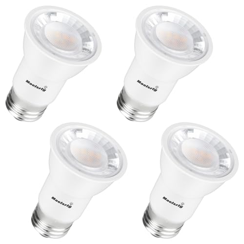 Maelsrlg PAR16 LED Long Neck Recessed Spotlight Bulb, 6W(60W-75W Equivalent) Dimmable, 600 Lumens...