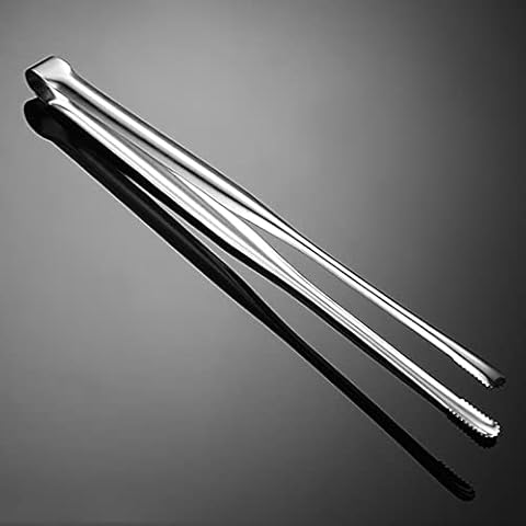 HIEEY Kitchen Tongs for Cooking,Premium 304 Stainless Steel Metal Tongs,BBQ Tongs for Grill,with Precision Serrated Tips,Safe in Dishwasher for Easy Cleaning,12 inches Cover
