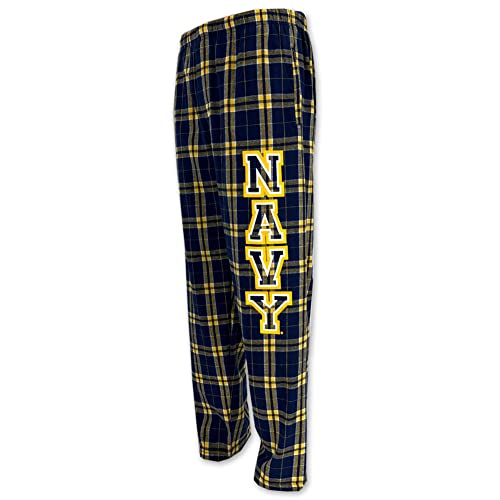 Armed Forces Gear Navy Flannel Pants (Navy/Gold)2