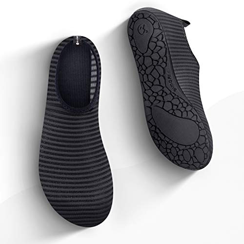 Image of SIMARI Water Shoes for Women Men Swim Aqua Socks Beach Pool Essentials Barefoot Surf River Boat Kayak Sea Yoga Sand Exercise Sport Accessories Breathable Quick-Dry Adult Youth Kid Size SWS001