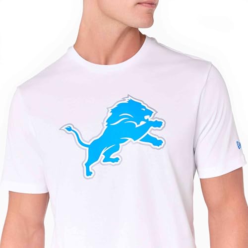 New Era Detroit Lions NFL Team Logo Blanco Camiseta