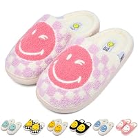 SMILEYWORLD® Kids Slippers Boys Girls Memory Foam Plush Slipper Cozy Warm Indoor House Shoes