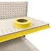 Decorative Gondola Shelving Vinyl Insert for Ticket Channel 130 FT. x 1.25 in. - Yellow