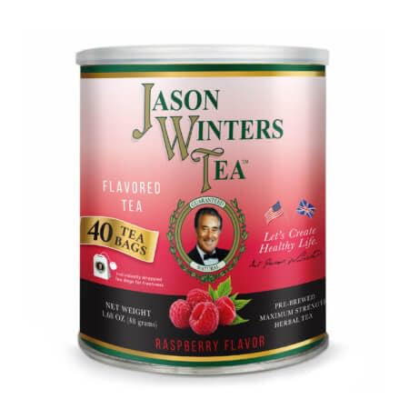Jason Winters Raspberry Flavored Tea Bags – 40 Count