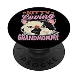 Photo Gallery kitty loving grandmommy - funny cat grandmother popsockets popgrip intercambiabile Photo Gallery kitty loving grandmommy - funny cat grandmother popsockets popgrip intercambiabile