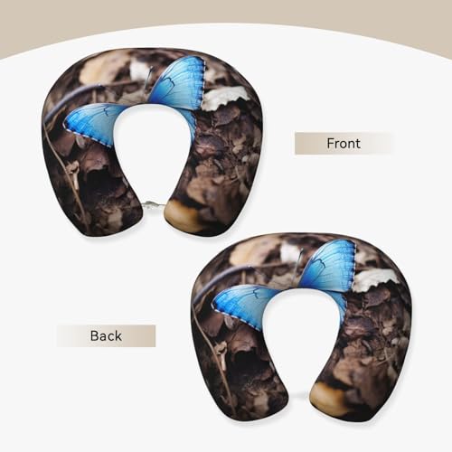 Almohada de poliéster tamaño único con diseño mariposa miniatura 3