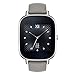 Produktbild Asus Zenwatch 2 WI502Q-1LKHA0004 (3,7 cm (1,45 Zoll), Qualcomm Snapdragon, 320 x 320 pixels, Android, Amoled, 4GB, Lederarmband) silber/taupe