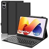 【Redmi Pad 2 Pro Clavier Rechargeable】Ce clavier sans fils ultra-fin pour Redmi Pad 2 Pro se fixe à l'étui de la tablette Redmi Pad 2 Pro grâce à un aimant, vous permettant de le retirer facilement à tout moment. Sa batterie lithium-ion haute qualité intégrée avec mode économie d'énergie offre au moins 120 heures d'autonomie en continu et 120 jours en veille avec une charge complète.