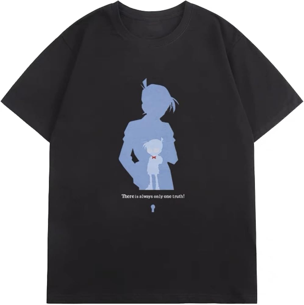Amazon.co.jp: [XSLSLCOS] 工藤新一 Tシャツ 半袖 名探偵コナン 黒鉄の