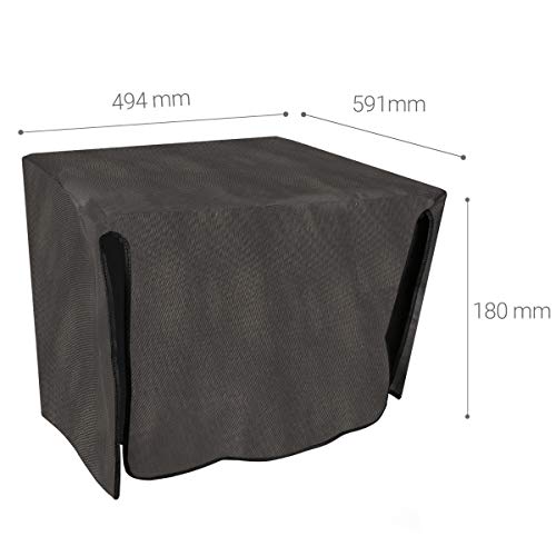 Kwmobile Dust Cover Compatible With Hp Officejet Pro 8700Series - Printer Case - Fabric Protector Cover - Dark Grey #TOP2