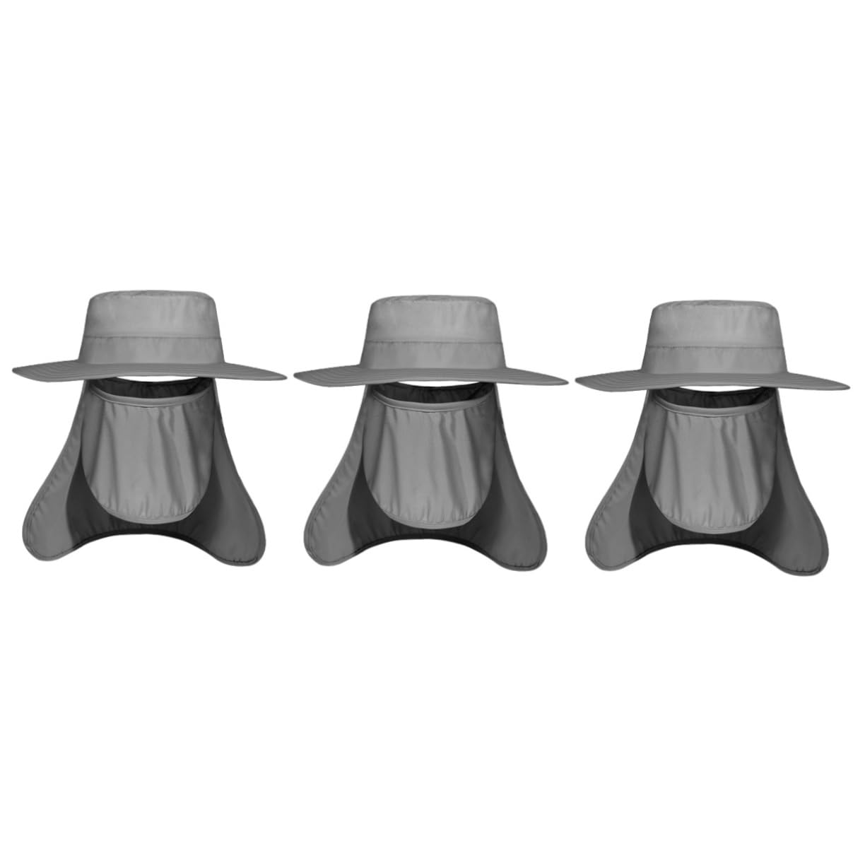 ifundom Cappello da Pesca con Protezione Solare Cappello per Gli Uomini Cappello da Pesca all'aperto Cappello da Sole all'aperto Cappello da Sole da Uomo Nylon Grey