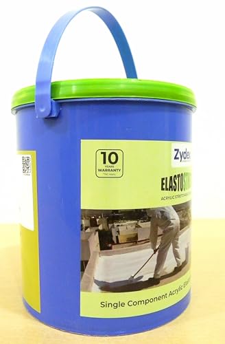 Image of Zydex Elastostretch Waterproofing Membrane, 4L, Flexible Crack-Bridging Solution