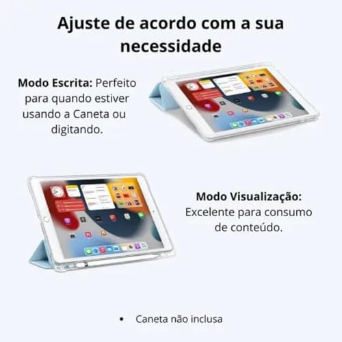 Capa Compatível Para iPad 9, 8, 7 Geração 10.2