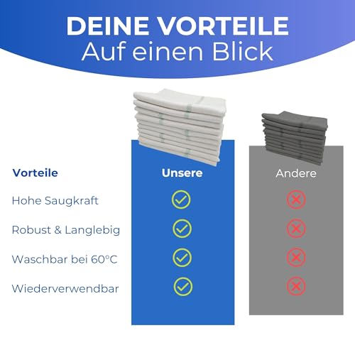 Radami Bodentücher Scheuertuch Scheuerlappen saugstark 50 x 60cm Baumwolle/Viskose 10 Stück