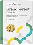 HomePaternity Grandparent DNA Test, Fast Results, Highest Accuracy Available with Up to 34 Genetic Markers Tested, All Lab Fees & Shipping Included, Grandchild Test, Test Paternity Without Father