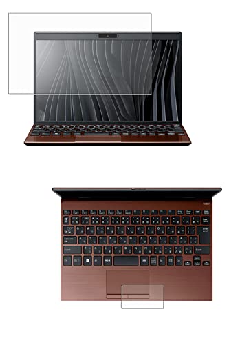 【2枚組(画面+タッチパッド)】 ClearView(クリアビュー) VAIO SX12 VJS124シリーズ 2021年10月モデル 12.5インチ 用 液晶 保護 フィルム マット 反射低減 タイプ 日本製