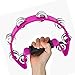 EastRock Tambourine,Metal Jingles Hand Held Percussion Half-Moon Tambourine and Egg Shakers for Adults, KTV, Party